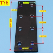 导轨连接板T89|导轨联接板T75|13K实心导轨连接板|8K副导轨连接板|对重导轨连接板|轨道接导板