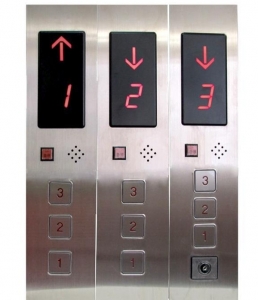 杂物梯不锈钢外呼盒|餐梯显示按钮板|传菜梯召唤盒|升降机呼梯盒