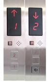 杂物梯不锈钢外呼盒|餐梯显示按钮板|传菜梯召唤盒|升降机呼梯盒
