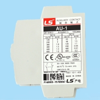 LS产电继电器辅助触头AU-1|LG接触器辅助触点1A1B|GMC接触器辅助触点侧面安装1开1闭
