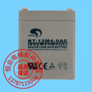 电梯电池BT-12M4.0AC|赛特免维护蓄电池|电梯应急电池