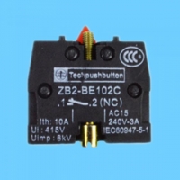 原装按钮开关触点ZB2-BE102C检修开关触头常开型|常闭型正品电梯配件