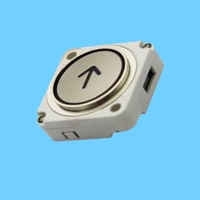 呼梯按钮MTD30134×34(Φ35)不锈钢装饰框不锈钢字片轻触式微动开关按钮发红光也可定制颜色